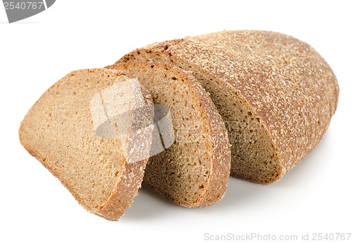 Image of Rye bread isolated