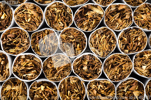 Image of Close-up of cigarettes