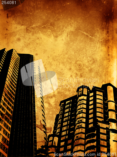 Image of Grunge buildings