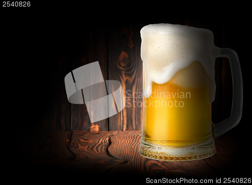 Image of Beer on a dark background