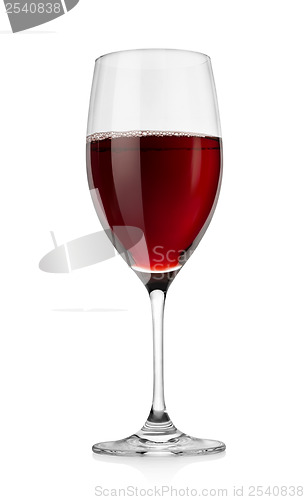 Image of Red wine in glass