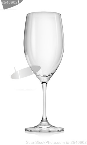 Image of Empty wineglass