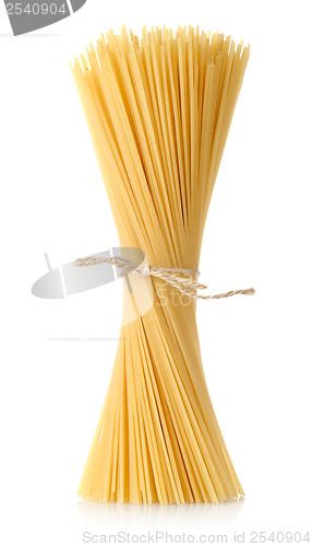 Image of Pasta tied up by a rope