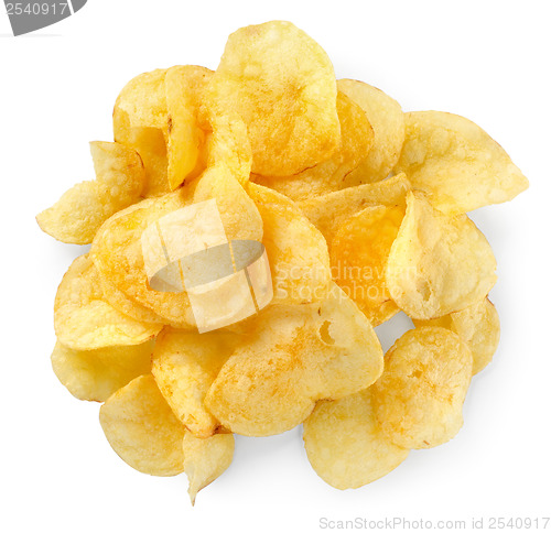 Image of Potato chips isolated