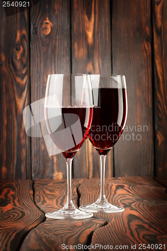 Image of Two glass of red wine