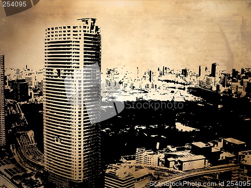 Image of Grunge buildings