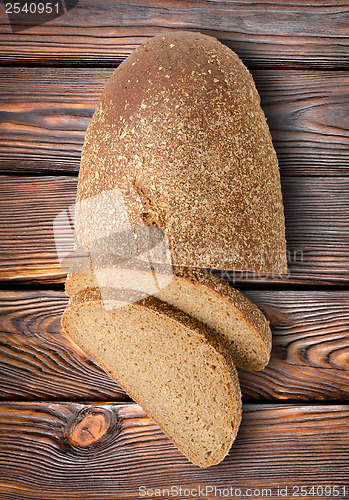 Image of Rye bread on a table