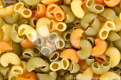 Image of Background from a mix of pasta