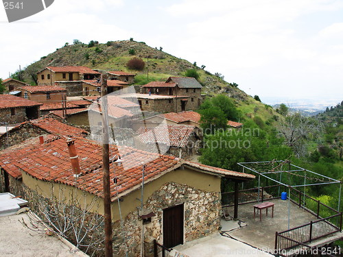 Image of Fikardou view. Cyprus