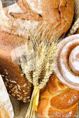 Image of An assortment of bakery fresh bread