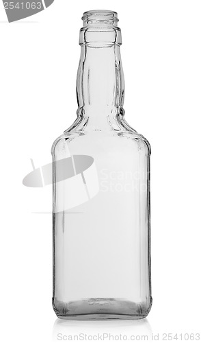 Image of Whiskey bottle isolated