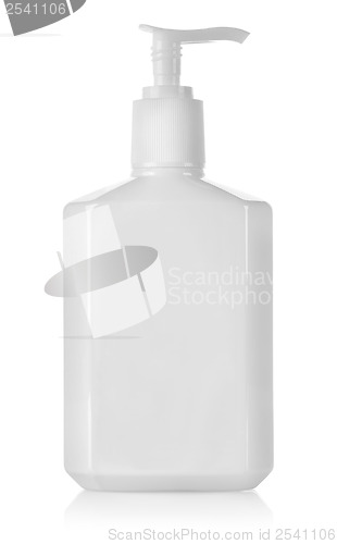 Image of White container with spray