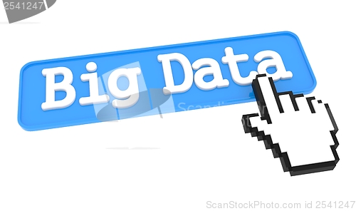 Image of Big Data Button with Hand Cursor.