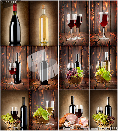 Image of Wine collage