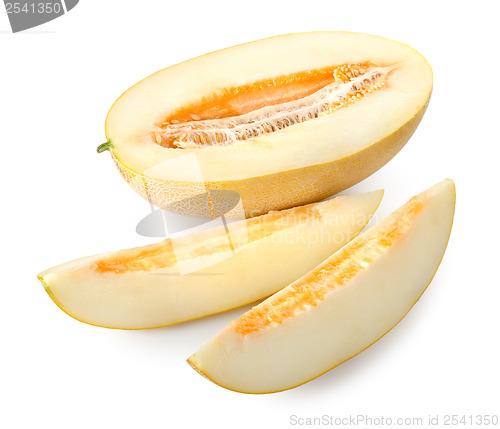 Image of Melon with a slice