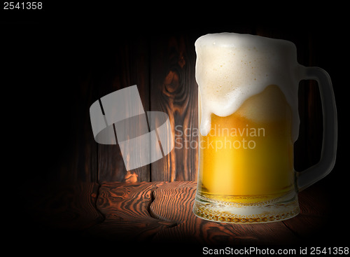 Image of Beer on a dark background