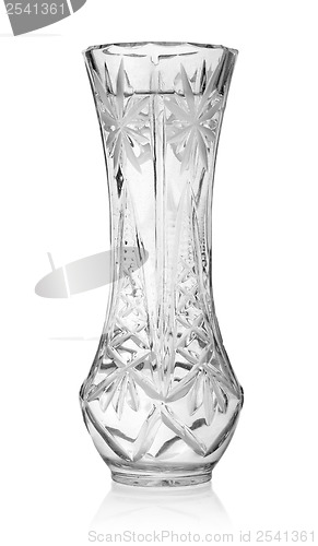 Image of Glass vase isolated