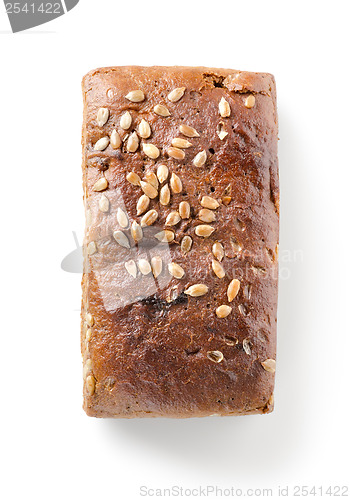 Image of Bread with seeds isolated