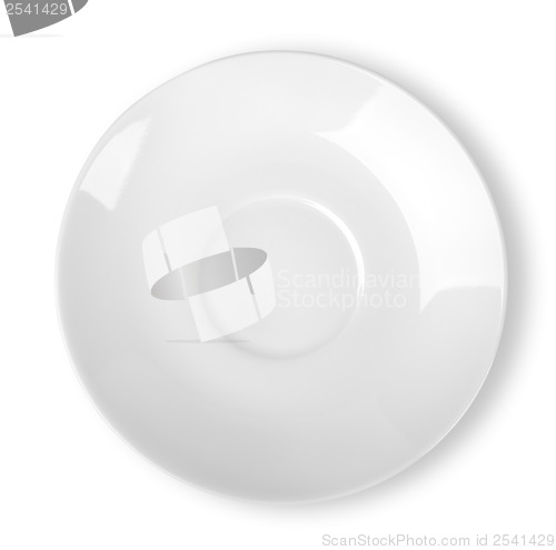 Image of Empty white plate