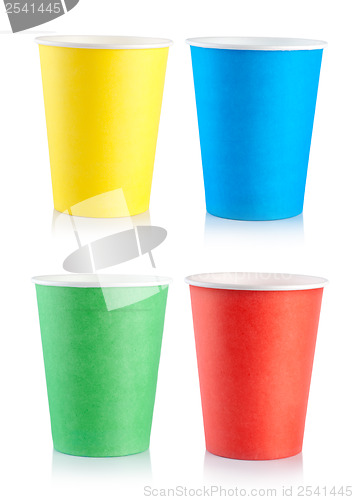 Image of Collage disposable cups