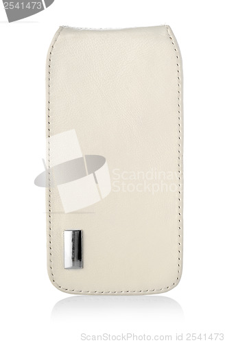 Image of Beige case for mobile phone