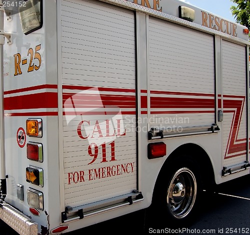 Image of Fire Rescue Vehicle.