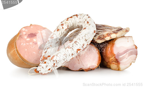 Image of Cooked meat isolated