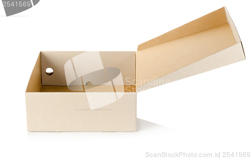 Image of Cardboard packaging isolated