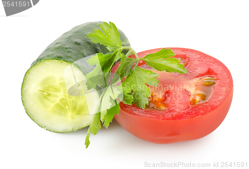 Image of Tomato and cucumber