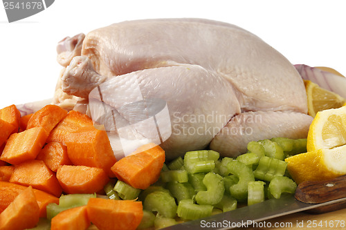 Image of Chicken and veg for a stew