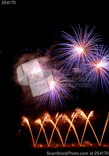 Image of firework in Madeira Island