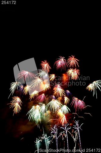 Image of Fireworks in a sky