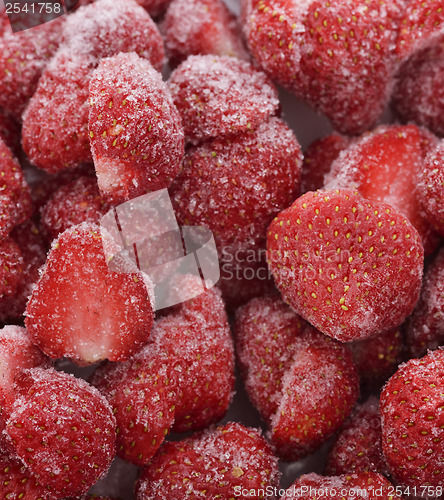 Image of Frozen Strawberries