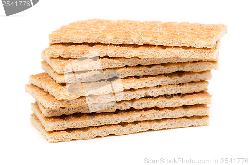 Image of stack of wheat crackers