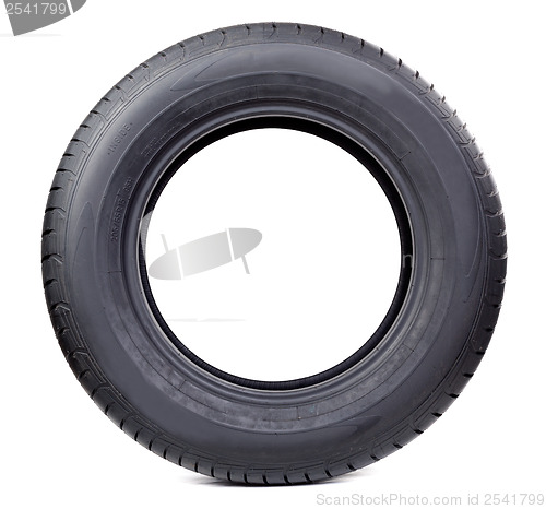 Image of Isolated image of radial tire