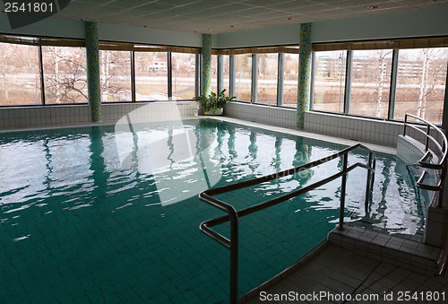 Image of swimming pool in the hotel