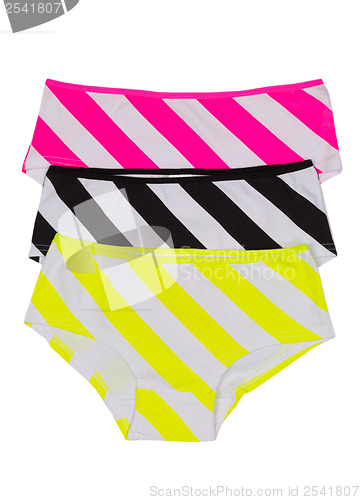 Image of three women's panties