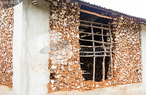 Image of Building house in Africa