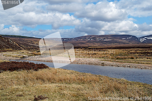 Image of Allt Bhran river, Scotland in spring