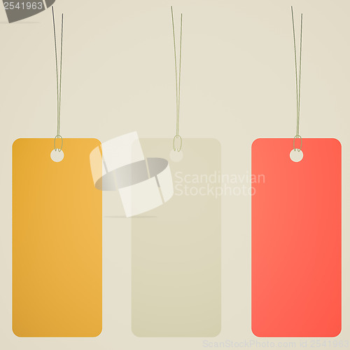 Image of Vintage look Tag label