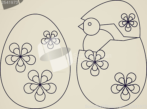 Image of Vintage look Easter egg