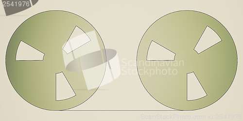 Image of Vintage look Tape reel