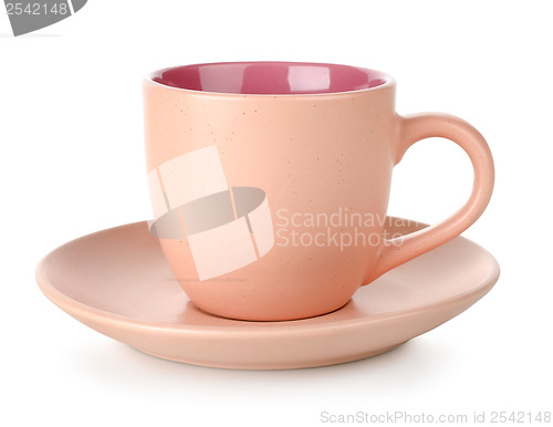 Image of Pink cup and saucer