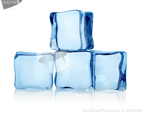 Image of Big group ice cubes
