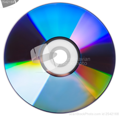 Image of CD disk isolated