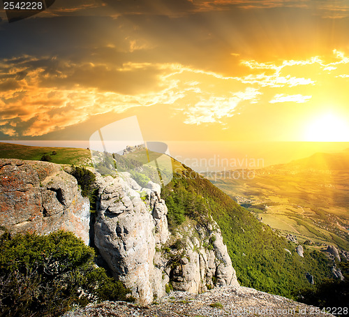 Image of Mountains in valley of ghosts