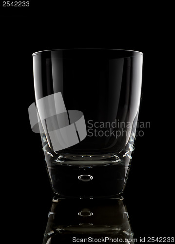 Image of Glass on a black background