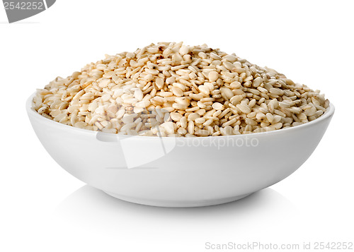 Image of White sesame in plate