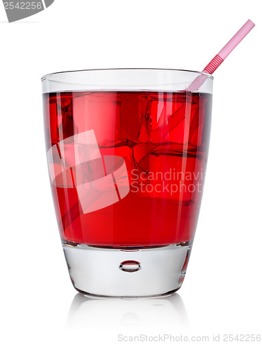 Image of Red cocktail isolated 