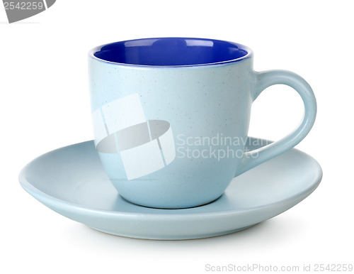 Image of Blue cup and saucer